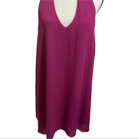 Lulus  womens dress size Large mock neck v neck cutout swing style keyhole - Picture 11 of 14